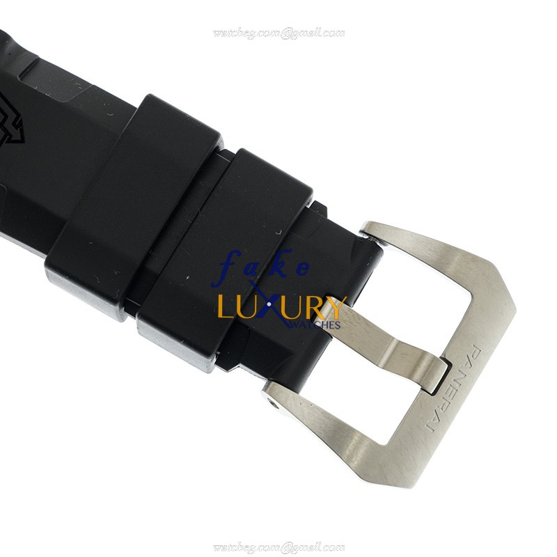 Panerai PAM01223 DIVERS Automatic - White Dial - Rubber Strap - Stainless Steel Case - Replica - Image 4