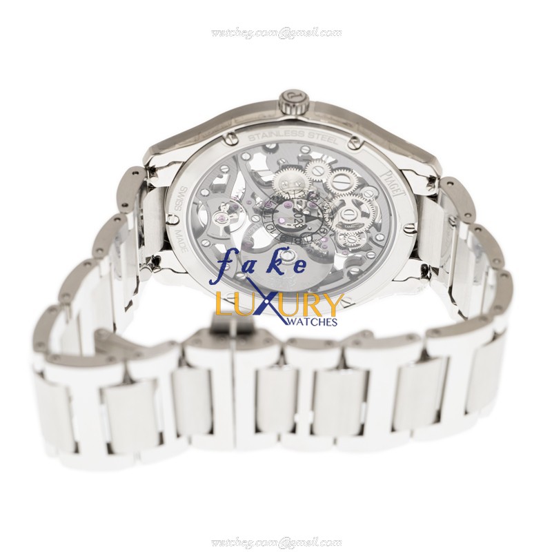 Piaget G0A45001 POLO Replica Watch, Transparent Dial, Steel Case, Automatic Movement - Image 4