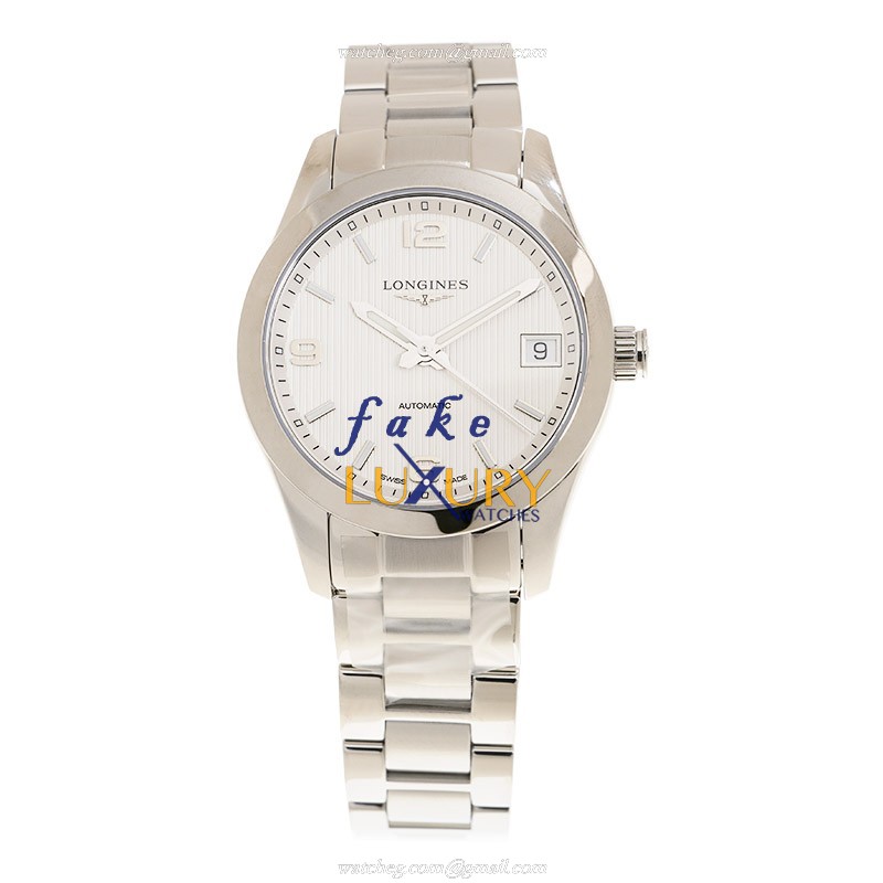 Longines L2.385.4.76.6 Conquest Classic - Replica Watch - White Dial - Automatic - Steel Bracelet - Image 2