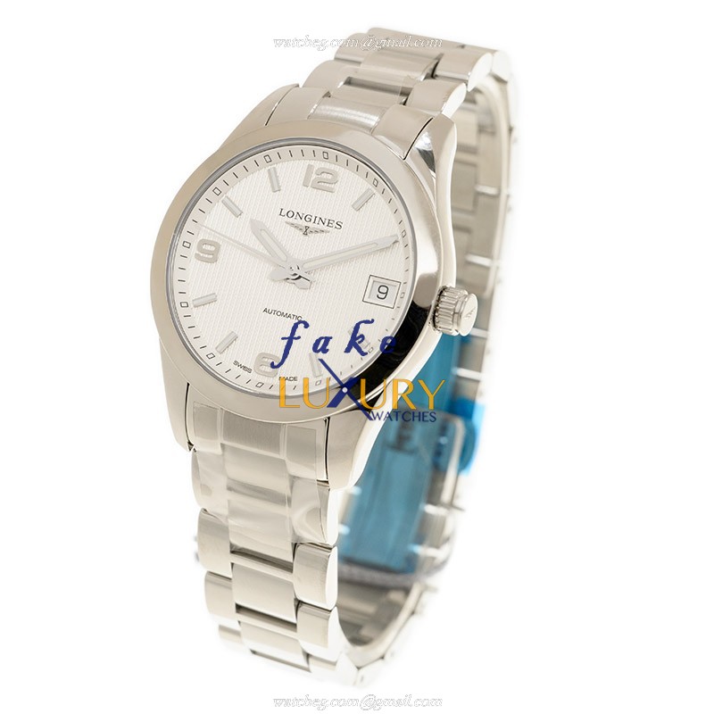 Longines L2.385.4.76.6 Conquest Classic - Replica Watch - White Dial - Automatic - Steel Bracelet - Image 3