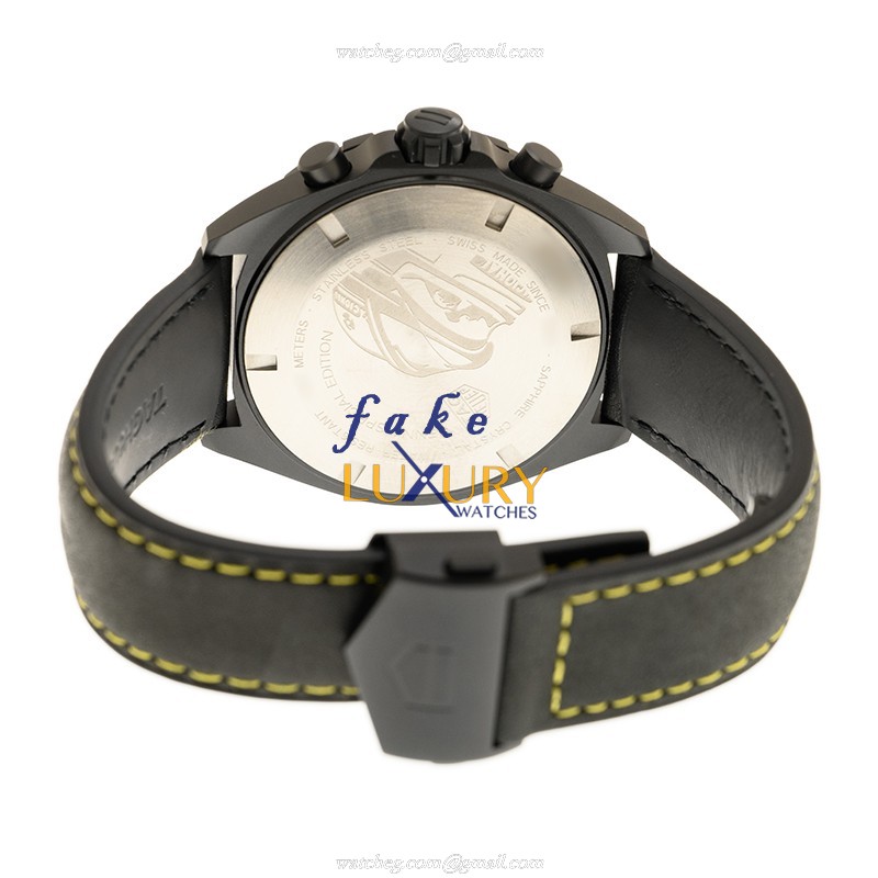 Tag Heuer CAZ101AJ.FC6487 Replica Watch F1 Quartz Gray Dial Steel Case Black Leather - Image 4