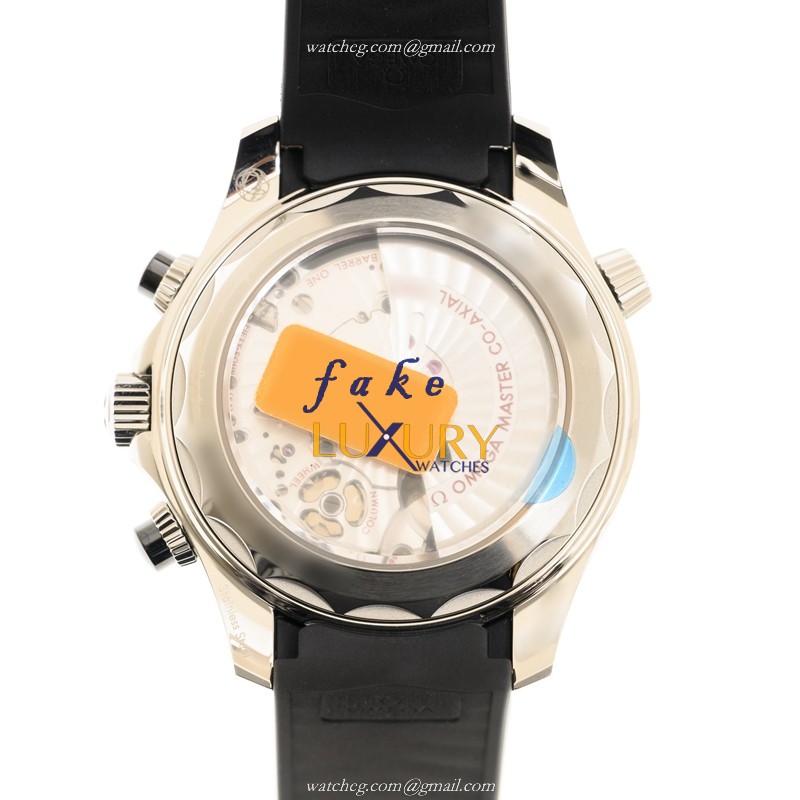 Omega 210.32.44.51.01.001 SEAMASTER Automatic Stainless Steel Black Dial Rubber Strap Replica Watch - Image 3