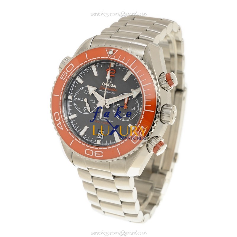 Omega SEAMASTER Automatic Stainless Steel Replica Watch 215.30.46.51.99.001 - Gray Dial, Silver - Image 3