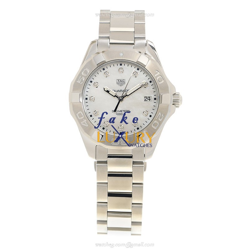 Tag Heuer Aquaracer WBD131B.BA0748 Replica Quartz Watch White Dial Steel - Image 2