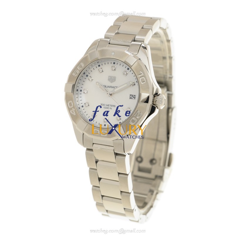 Tag Heuer Aquaracer WBD131B.BA0748 Replica Quartz Watch White Dial Steel - Image 3