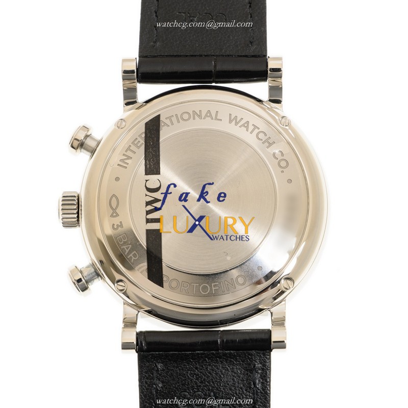 IW391406 - IWC Portofino Automatic Replica Watch - Stainless Steel Silver Dial - Image 3