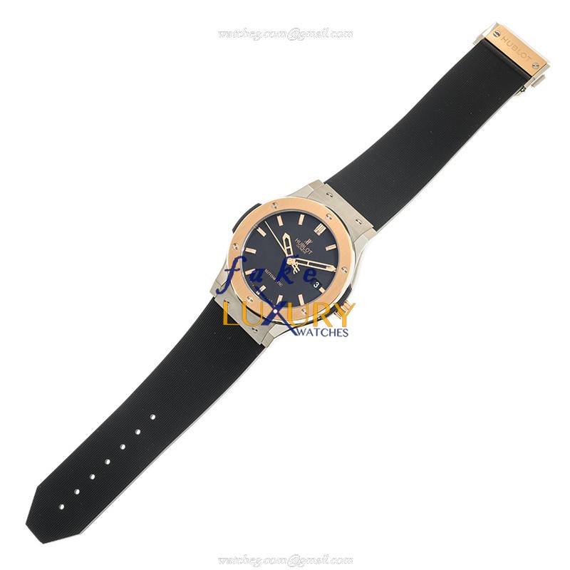 Hublot Classic Fusion 511.NO.1180.RX Replica Watch With Automatic Movement, Black Dial, Rose Gold - Image 2