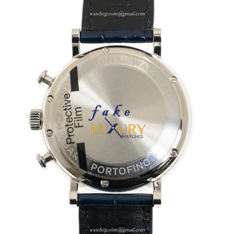 IWC IW391037 Portofino Automatic White Dial Blue Alligator Strap | 15202 | Automatic | Steel - Image 3