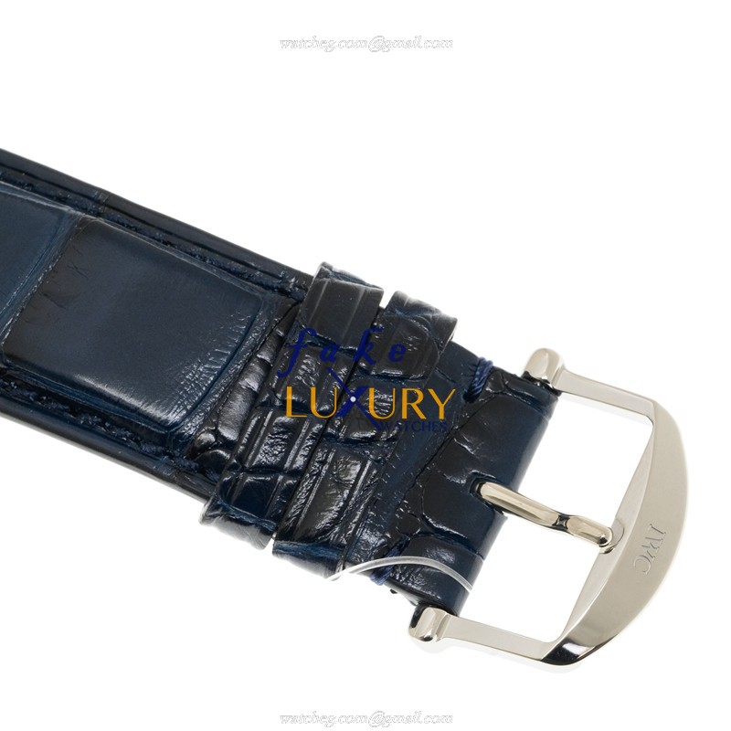 IWC IW391037 Portofino Automatic White Dial Blue Alligator Strap | 15202 | Automatic | Steel - Image 4