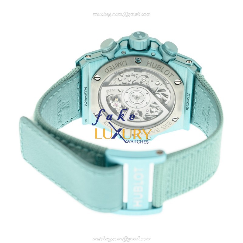 Hublot 441.UB.5120.NR Big Bang Auto Composite Replica Watch - Swiss Movement, Blue Canvas Strap - Image 4
