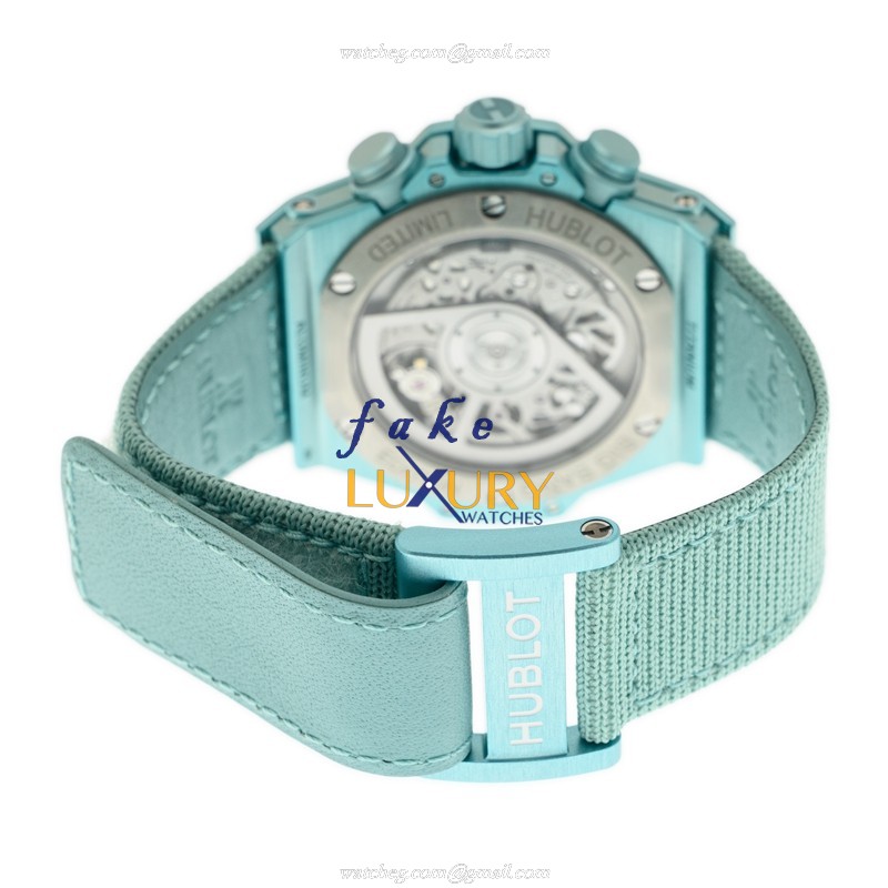 Hublot 441.UB.5120.NR Big Bang Auto Composite Replica Watch - Swiss Movement, Blue Canvas Strap - Image 5