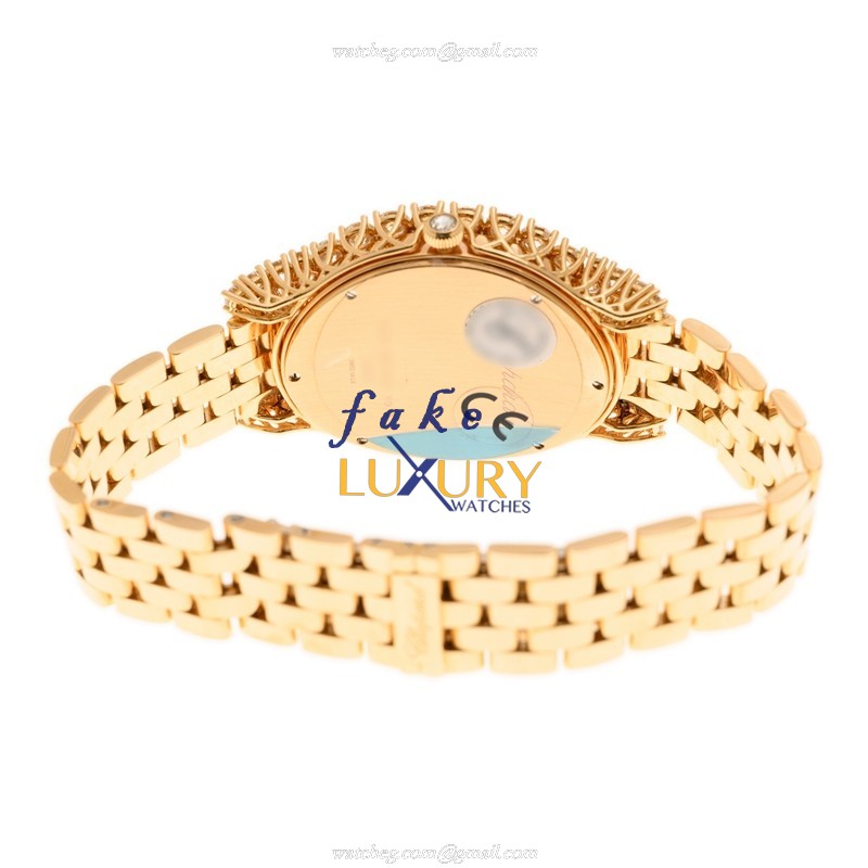 Chopard 109383-5001 Quartz 18kt Rose Gold & Diamond Replica Watch | L HEURE DU DIAMANT | 40mm - Image 4