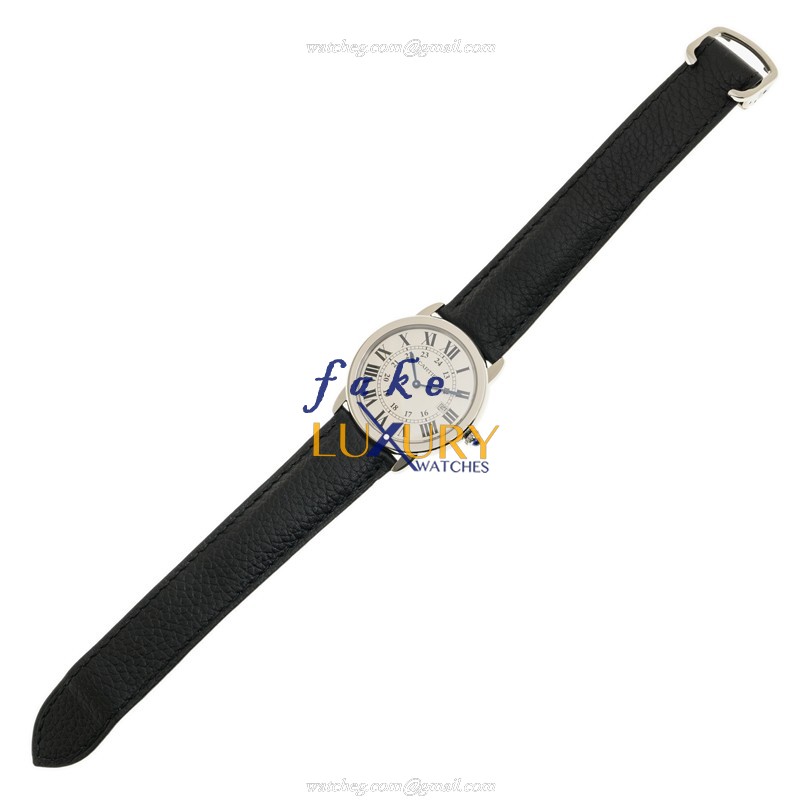 Cartier WSRN0029 RONDE SOLO DE CARTIER Quartz Silver Dial Stainless Steel Replica Watch - Image 2