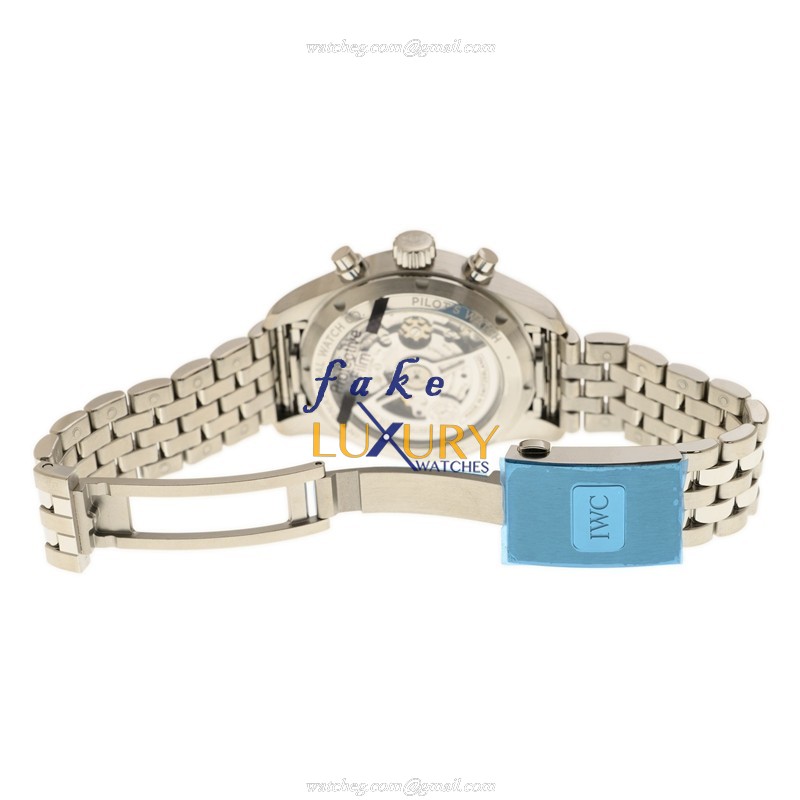 IWC IW388102 Pilots Replica Watch, Blue Dial, Stainless Steel Bracelet, Automatic - Image 5