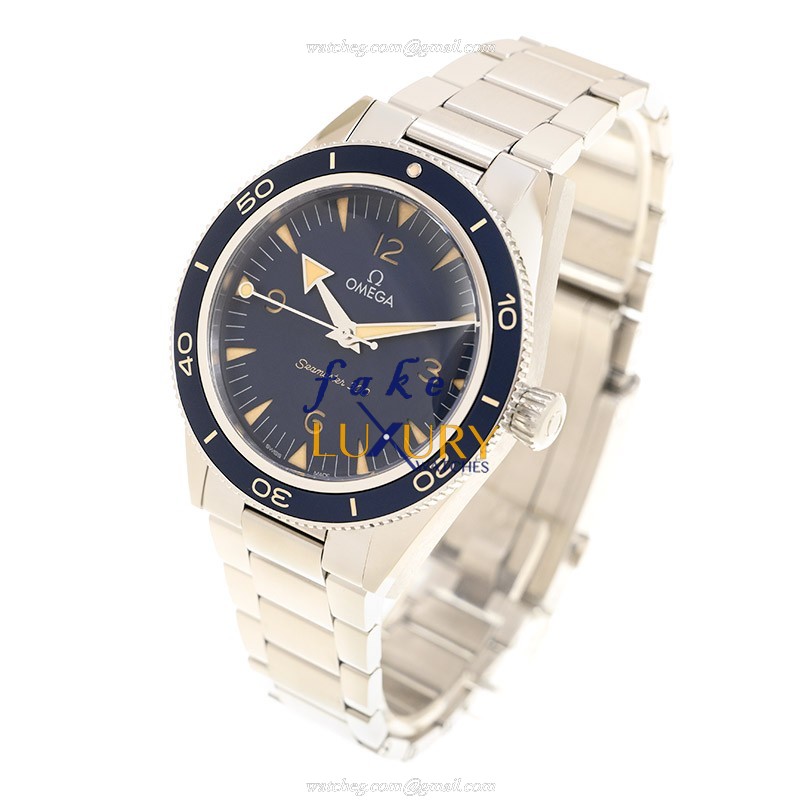 -234.30.41.21.03.001-Omega SEAMASTER Automatic Replica Watch - Stainless Steel - Blue Dial - Image 3
