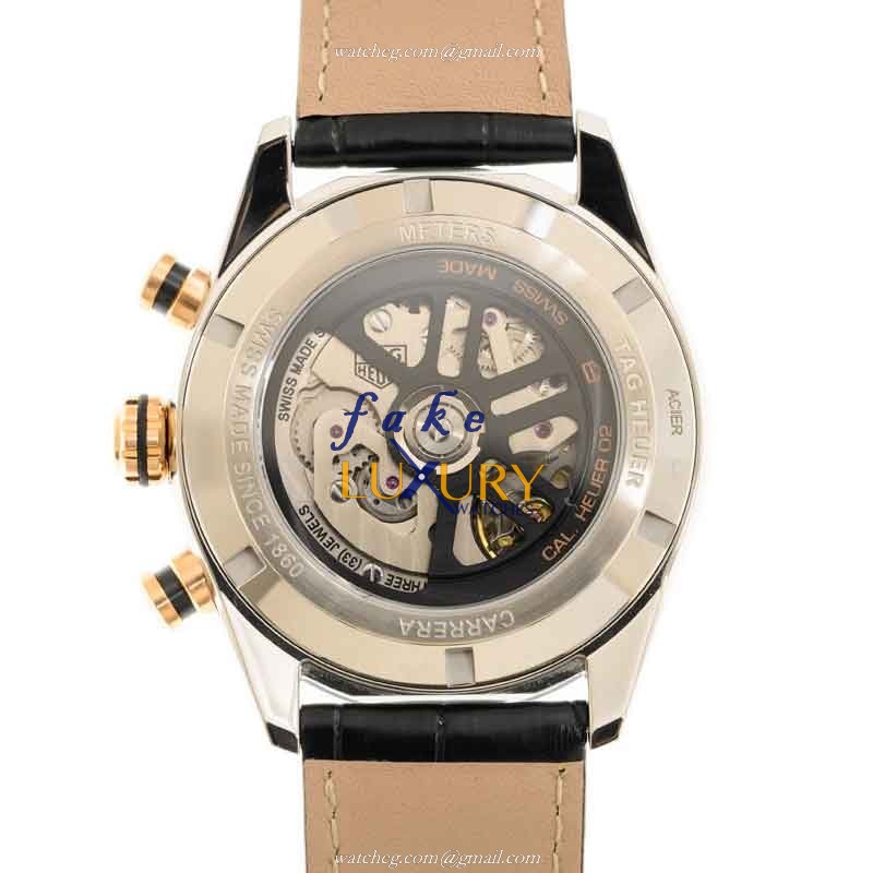Tag Heuer Carrera CBN2A5A.FC6481 Automatic Black Dial Steel Replica Watch - Image 3