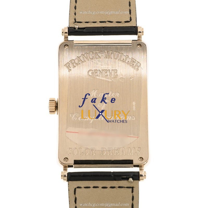 1100 DS R COL D RMOG - Franck Muller Long Island Replica Watch - Automatic Silver Dial 18kt White - Image 3