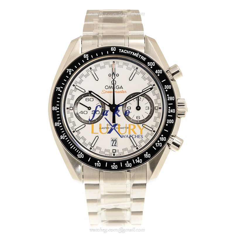 Omega 329.30.44.51.04.001 SPEEDMASTER Auto Stainless Steel White Dial Silver Strap Replica Watch - Image 2