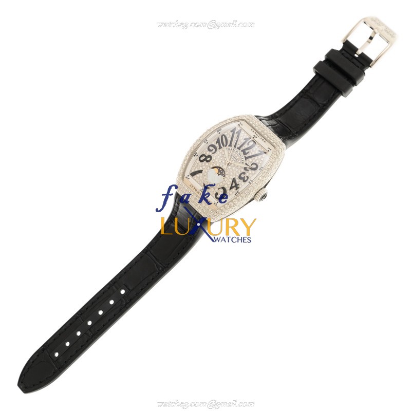 Franck Muller V 32 SC AT FO L D CD AC.NR | V32SCATFOLDCDACNR | Automatic | 18kt White Gold Diamond - Image 2