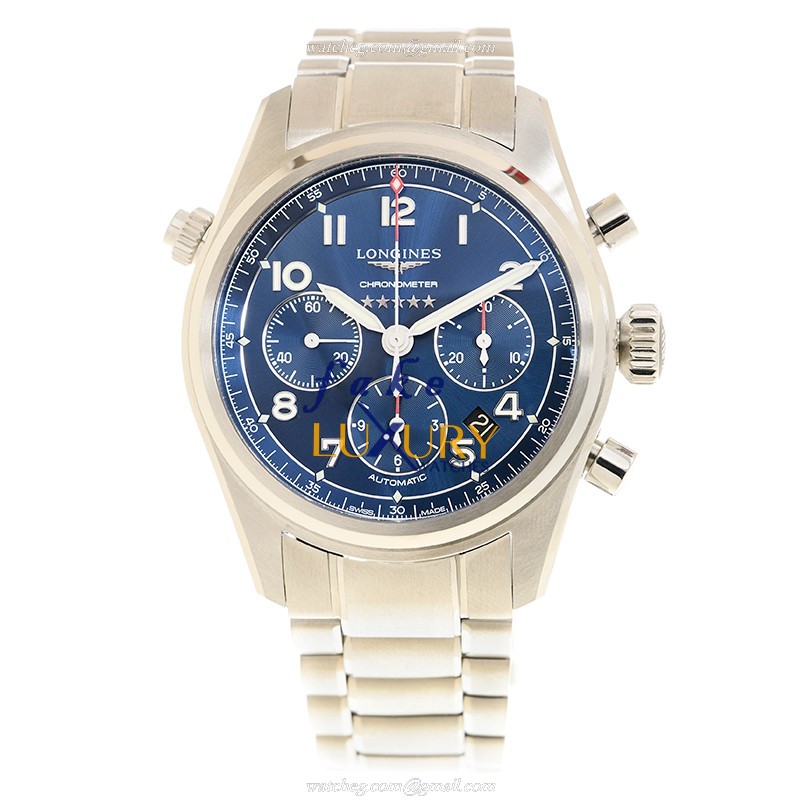 Longines L3.820.4.93.6 SPIRIT Automatic Blue Dial Stainless Steel Replica Watch - Image 2