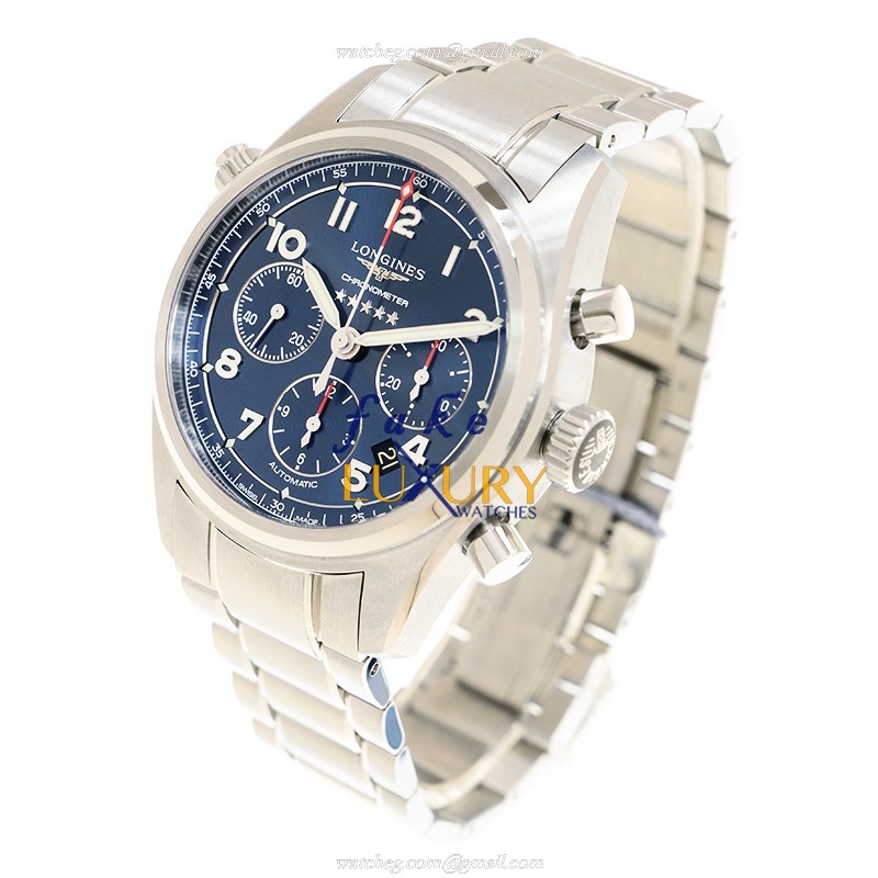 Longines L3.820.4.93.6 SPIRIT Automatic Blue Dial Stainless Steel Replica Watch - Image 3