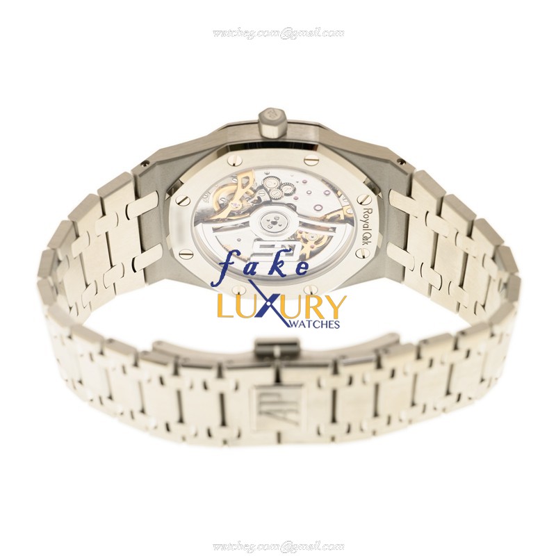 Audemars Piguet 16202ST.OO.1240ST.01 Replica Watch, Automatic, Blue Dial, Steel Bracelet - Image 4