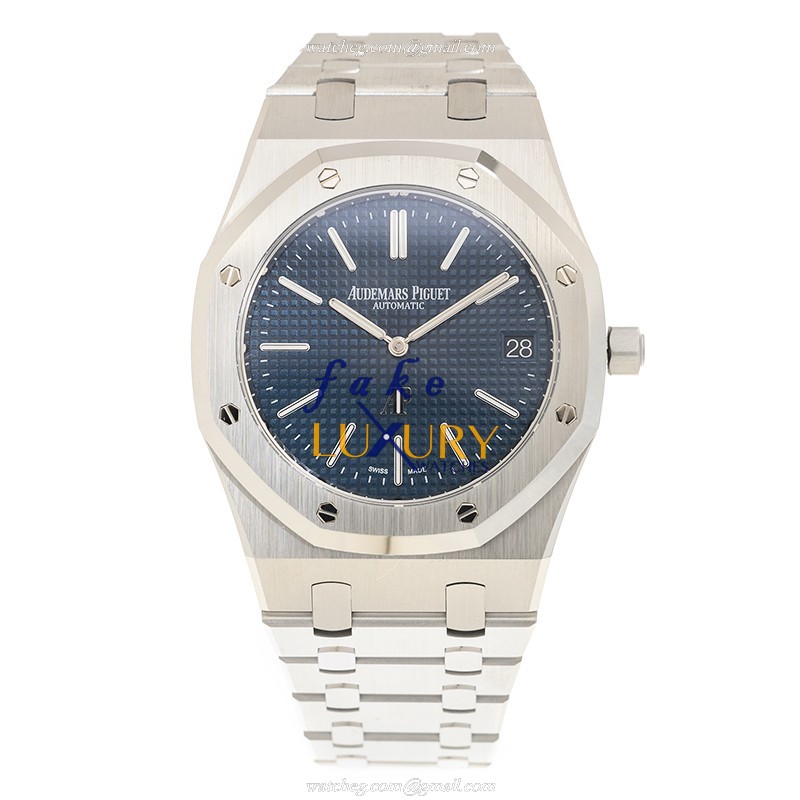 Audemars Piguet 16202ST.OO.1240ST.01 Replica Watch, Automatic, Blue Dial, Steel Bracelet - Image 2