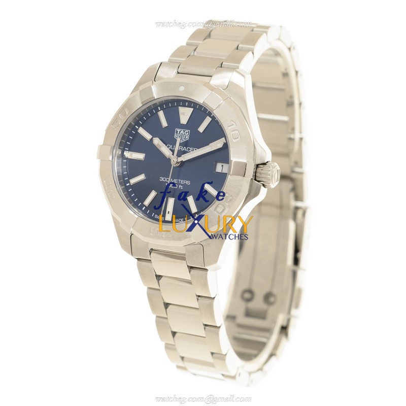 Tag Heuer WBD1312.BA0740 Replica Aquaracer Watch, Blue Dial, Quartz Movement, Steel Bracelet - Image 3