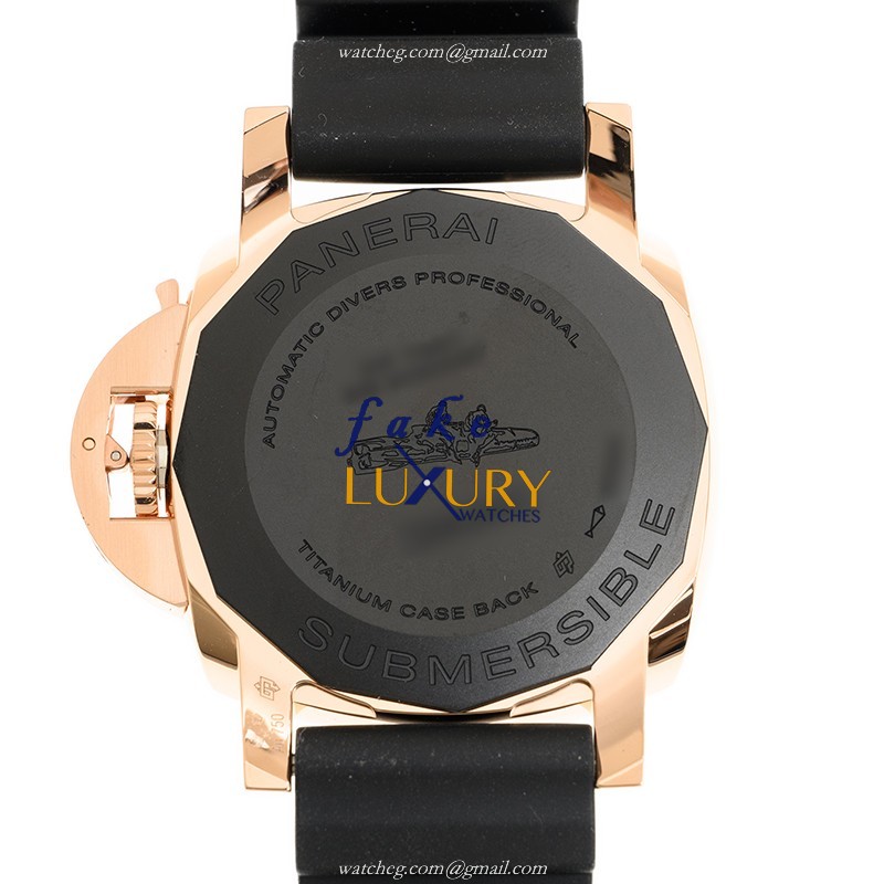 Panerai PAM01164 DIVERS Automatic - 18kt Rose Gold & Ceramic - 42mm - Swiss Clone - Replica Watch - Image 3