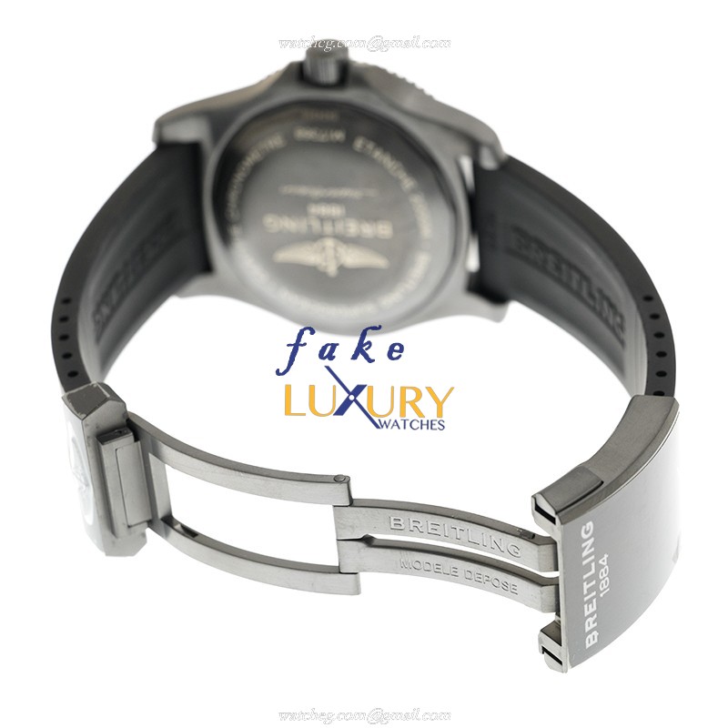 Breitling Superocean M17368B71B1S2 Automatic Black Dial Rubber Strap Replica Watch - Image 5