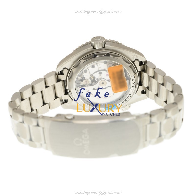 Omega SEAMASTER 215.30.44.21.04.001 Automatic Steel White Dial Silver Strap Replica Watch - Image 4