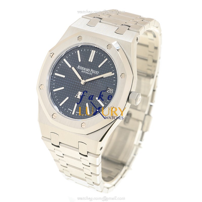 Audemars Piguet 16202ST.OO.1240ST.01 Replica Watch, Automatic, Blue Dial, Steel Bracelet - Image 3