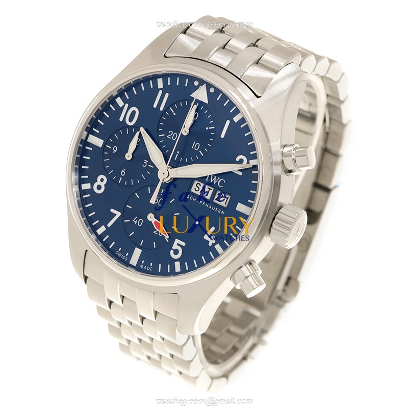 IWC IW388102 Pilots Replica Watch, Blue Dial, Stainless Steel Bracelet, Automatic - Image 3