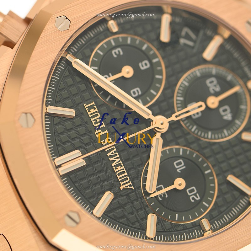 Audemars Piguet 26240OR.OO.D404CR.01 Replica Watch, Green Dial, Rose Gold Case, Automatic - Image 2
