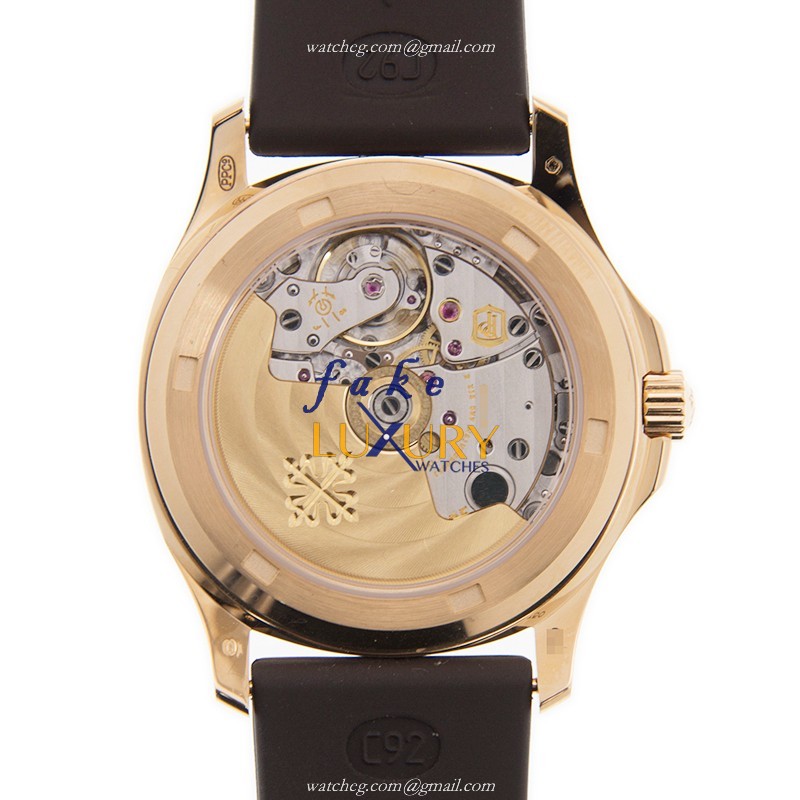 Patek Philippe 5068R-001 Replica Watch Gray Dial Rose Gold Case Automatic Movement - Image 3