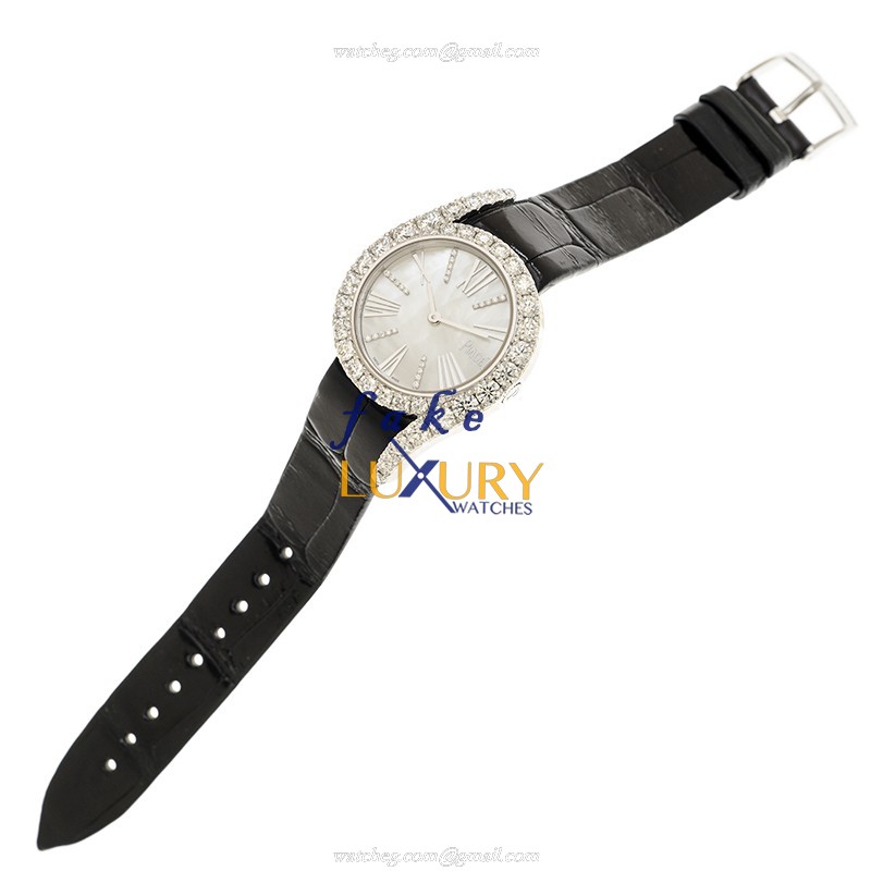Piaget G0A46180 Limelight Gala Replica Watch, White Mother of Pearl Dial, 18kt White Gold & Diamond - Image 2