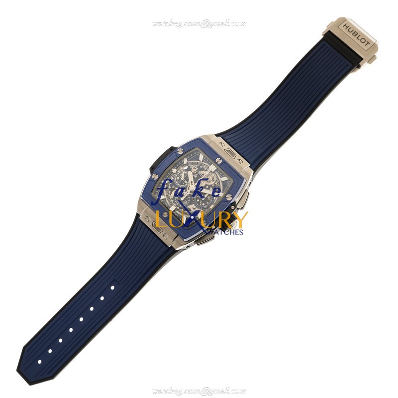 Hublot 642.NL.7170.RX AUTO Titanium Big Bang Replica Watch | Blue Rubber | Swiss Clone - Image 2