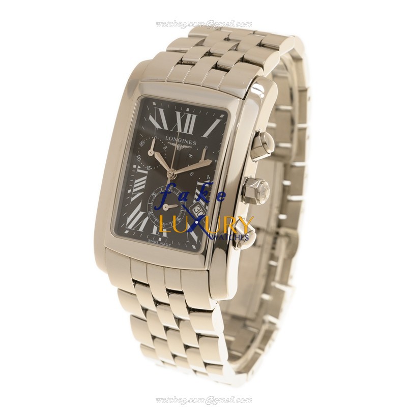 Longines L5.680.4.79.6 Dolce Vita Replica Watch, Black Dial, Steel Bracelet, Quartz Movement - Image 3