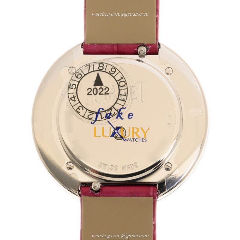 Piaget G0A44299 Possession Replica Watch 34mm Quartz Silver Dial 18kt White Gold Diamond Pink - Image 3