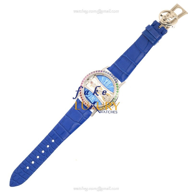 Corum Golden Bridge 113.001.69/0F03 BD91G - Replica Watch - Manual Wind - 18kt White Gold & Diamond - Image 2