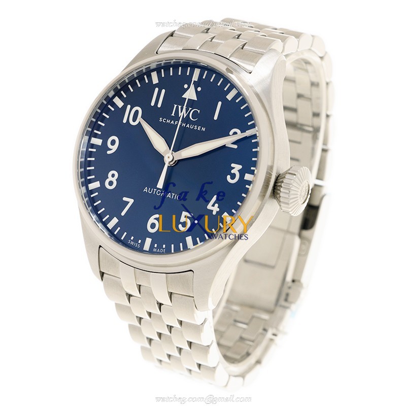 IWC IW329304 Pilots Automatic Replica Watch, Blue Dial, Steel Case - Image 3