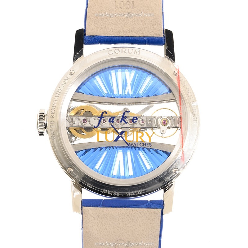 Corum Golden Bridge 113.001.69/0F03 BD91G - Replica Watch - Manual Wind - 18kt White Gold & Diamond - Image 3