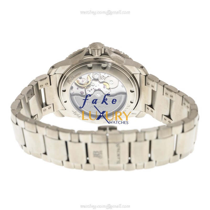Blancpain 5015-12B30-98B Fifty Fathoms Replica Watch, Automatic, Black Dial, PVD Titanium Case - Image 4