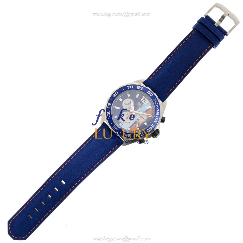 Tag Heuer CAZ101N.FC8243 Formula 1 Quartz Replica Watch, Blue Dial, Steel Case - Image 2