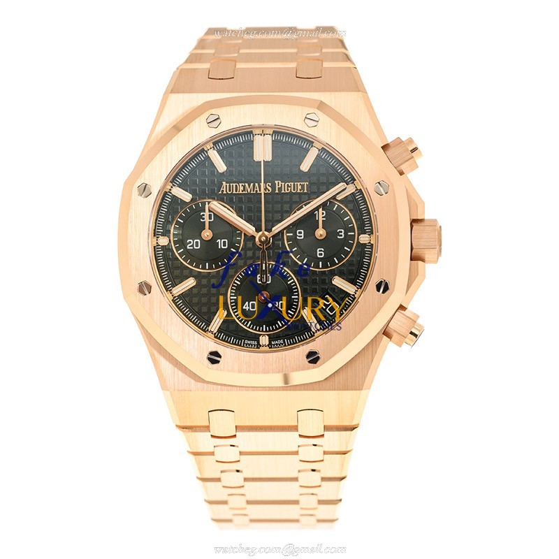 Audemars Piguet 26240OR.OO.1320OR.04 Replica Watch In Rose Gold With Green Dial - Image 2