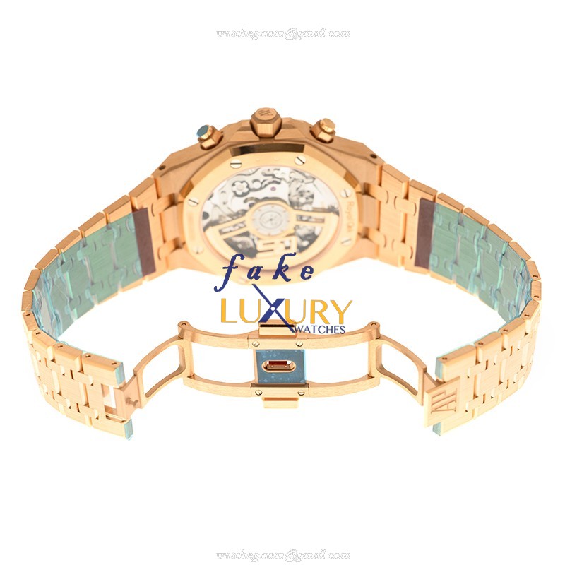 Audemars Piguet 26240OR.OO.1320OR.04 Replica Watch In Rose Gold With Green Dial - Image 5