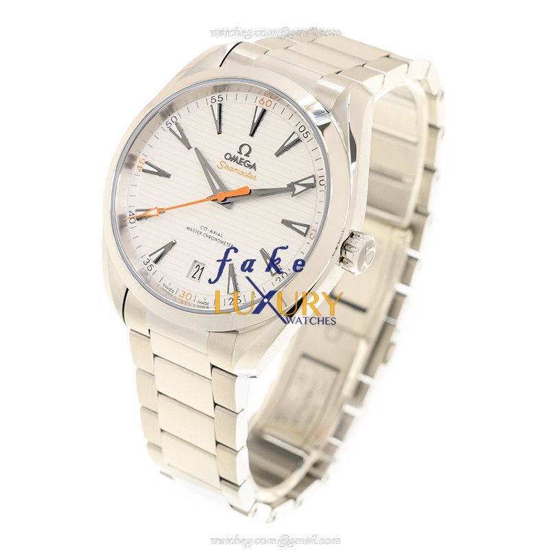 Omega Seamaster 220.10.41.21.02.001 Replica Watch, Automatic, Silver Dial, Steel Bracelet - Image 3