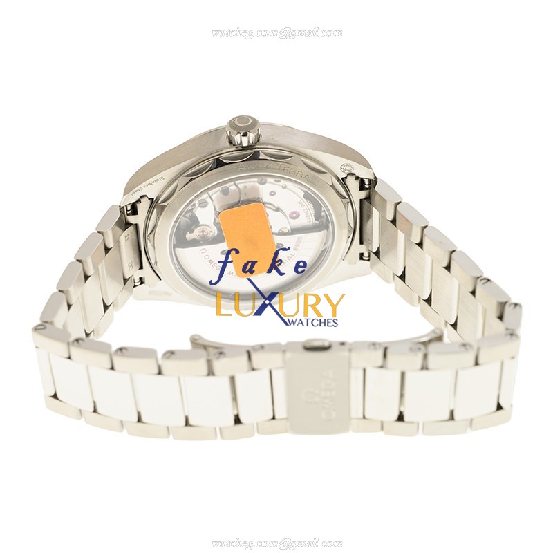 Omega Seamaster 220.10.41.21.02.001 Replica Watch, Automatic, Silver Dial, Steel Bracelet - Image 4