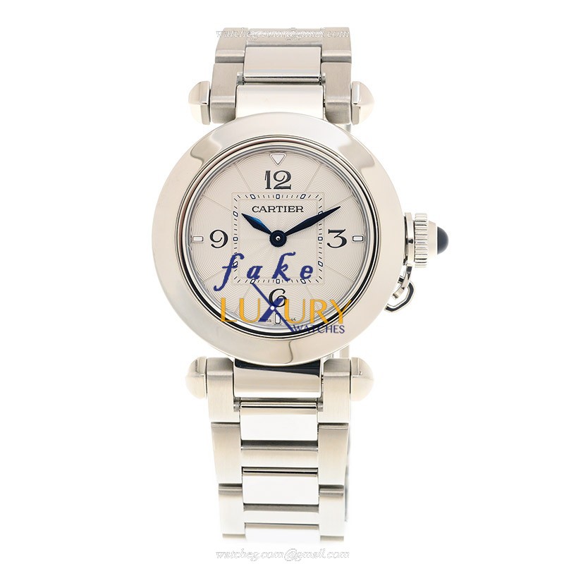 Cartier WSPA0021 - Replica Pasha De Cartier - Quartz - Stainless Steel Case - 30mm Watch - Image 2