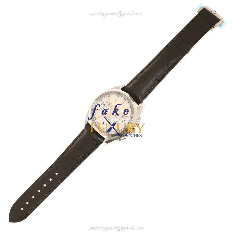 231.13.43.52.02.001 - Omega Seamaster Replica Watch Automatic Silver Dial Brown Alligator Strap - Image 2